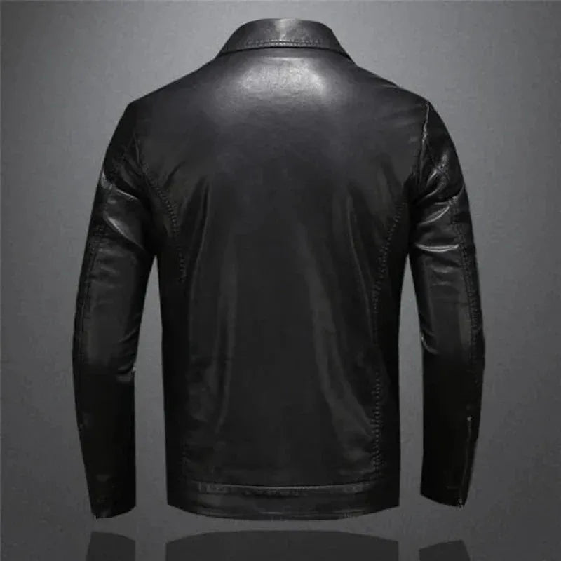 Veste en cuir homme