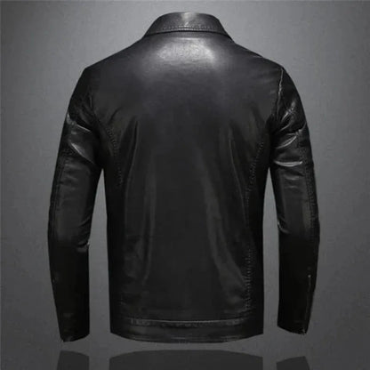 Veste en cuir homme