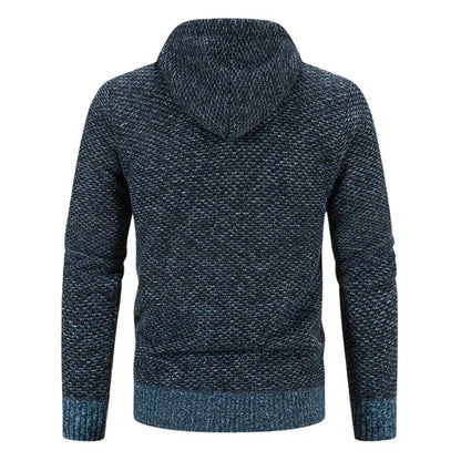 Herren Strickjacke mit Kapuze