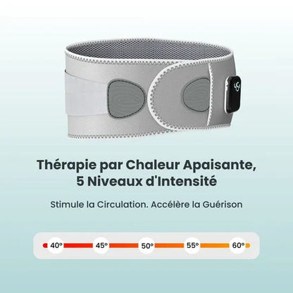 Ceinture lombaire chauffante et massante
