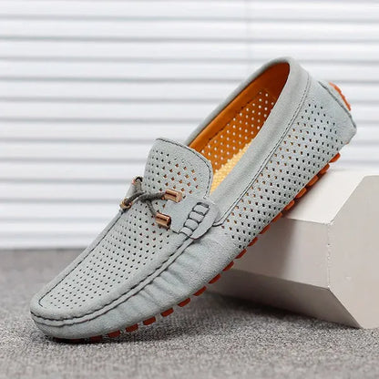 Mocassins cuir homme respirant