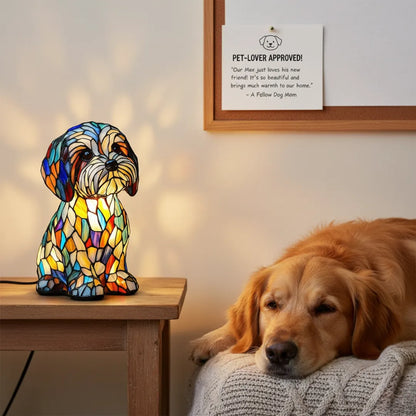 Lampe décorative en forme de chien