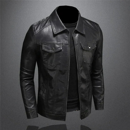 Blouson en cuir pour homme