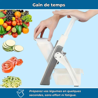 Mandoline manuelle multifonction