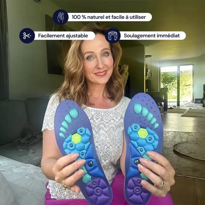 Semelles magnétiques de confort