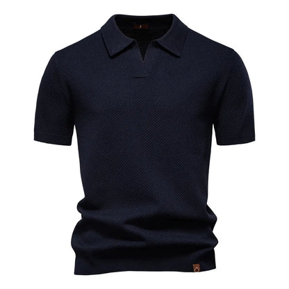 Strukturiertes Poloshirt für Herren