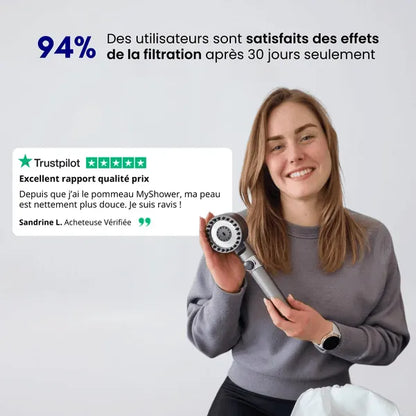 Le Pommeau de Douche Filtrant