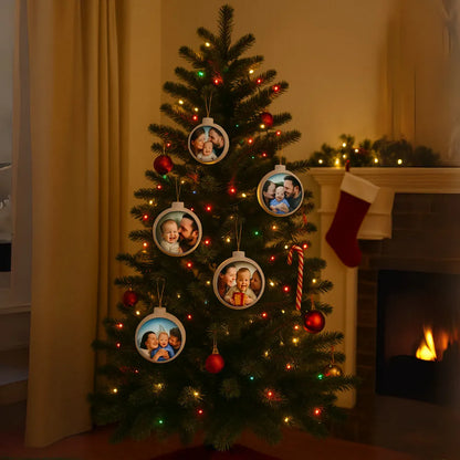 Boule Photo Personnalisée de Noël