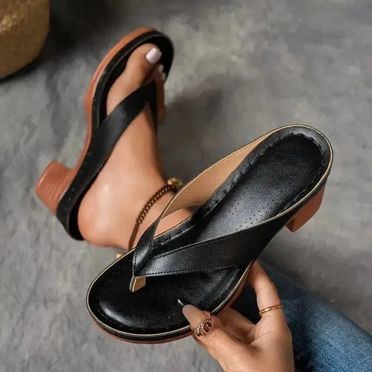 Sandales orthopédiques à talon