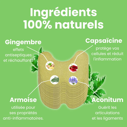 Patchs naturels apaisants pour douleurs articulaires