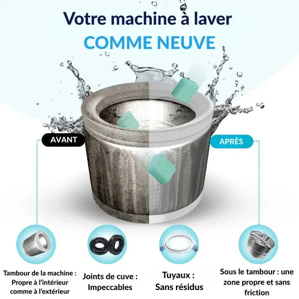 Tablettes Nettoyantes Machine à Laver
