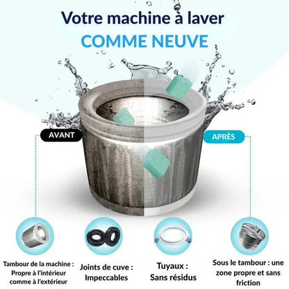 Tablettes Nettoyantes Machine à Laver