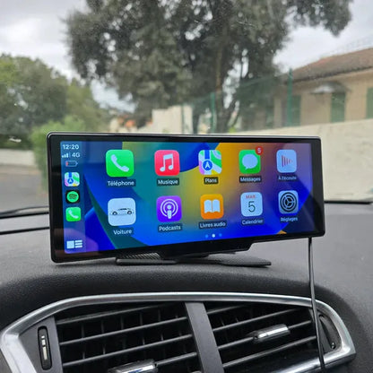 Écran Multimédia Universel Bluetooth pour Voiture – Compatible CarPlay & Android Auto