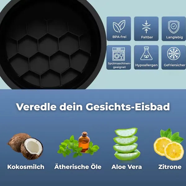 Bassin glacé pour le visage