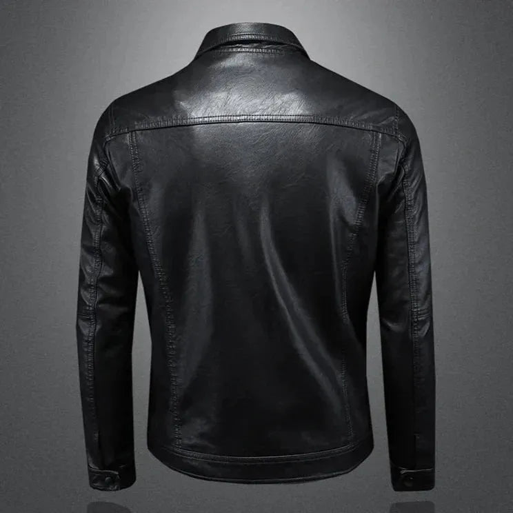 Veste en cuir premium pour homme