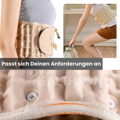 Aufblasbares Dekompressions-Gürtel zur Entlastung der Lendenwirbelsäule