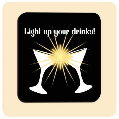 Dessous de verre lumineux