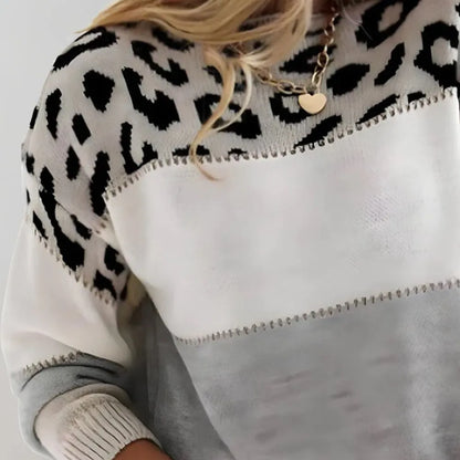 Pull Léopard Élégant pour Femme