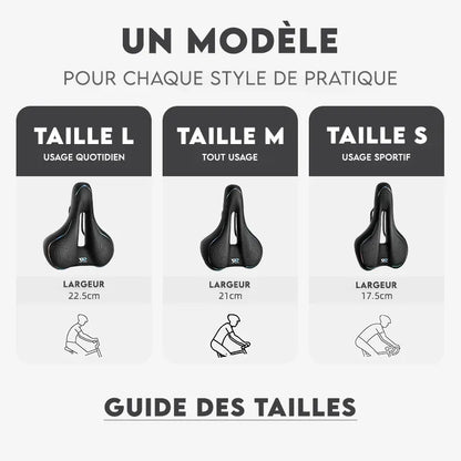 Selle de Vélo Ergonomique Confort+
