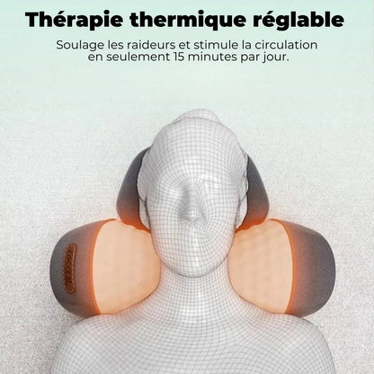 Coussin de massage cervical chauffant