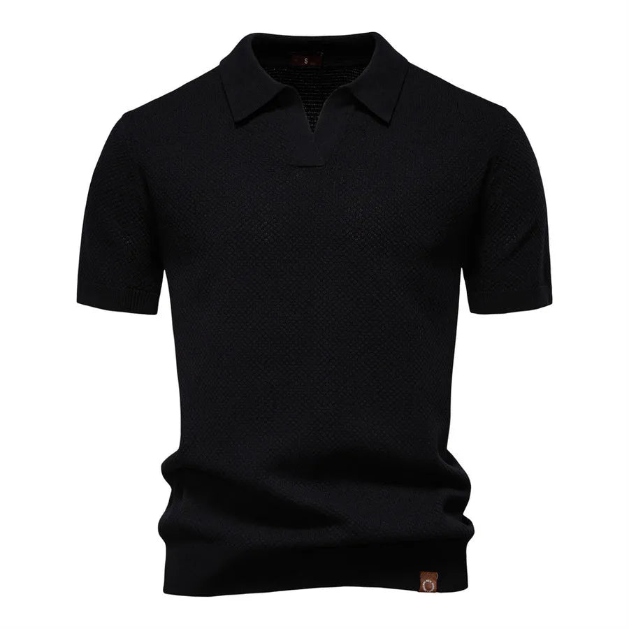 Strukturiertes Poloshirt für Herren