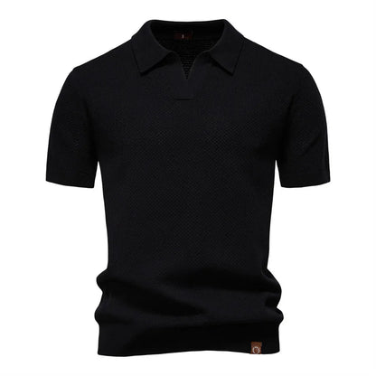 Strukturiertes Poloshirt für Herren