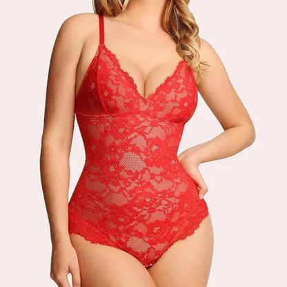 Figurformender Spitzen-Body für Damen