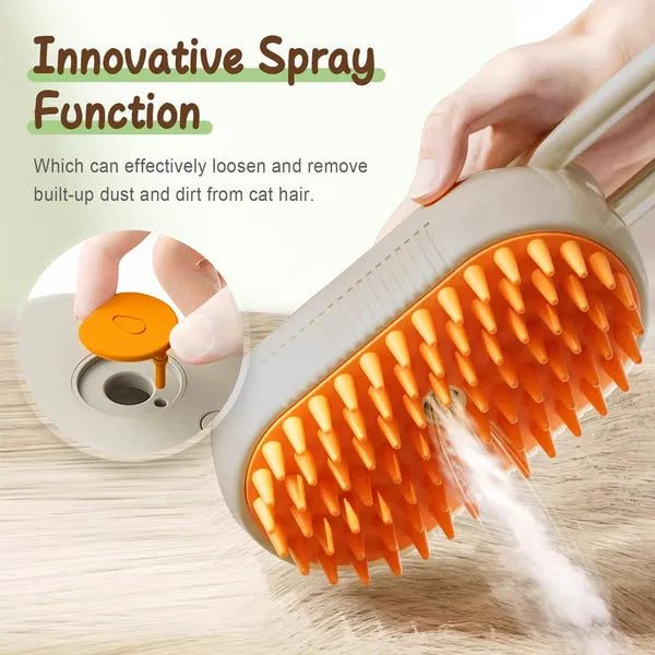 Brosse autonettoyante pour poils d’animaux