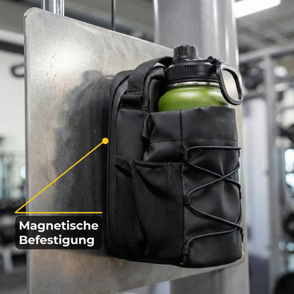 Kompakte Magnettasche für Flasche und Zubehör