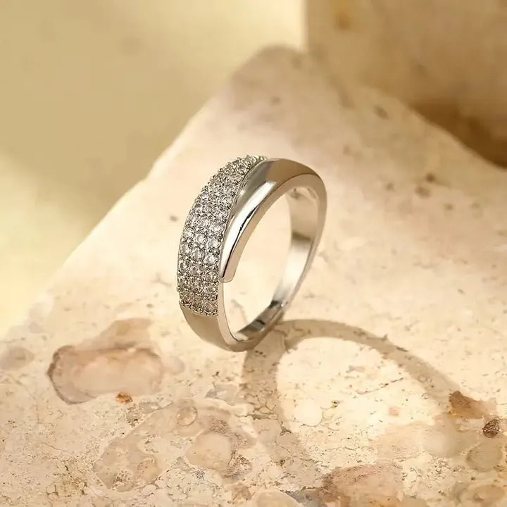 Bague Élégante Soutien Cancer du Sein