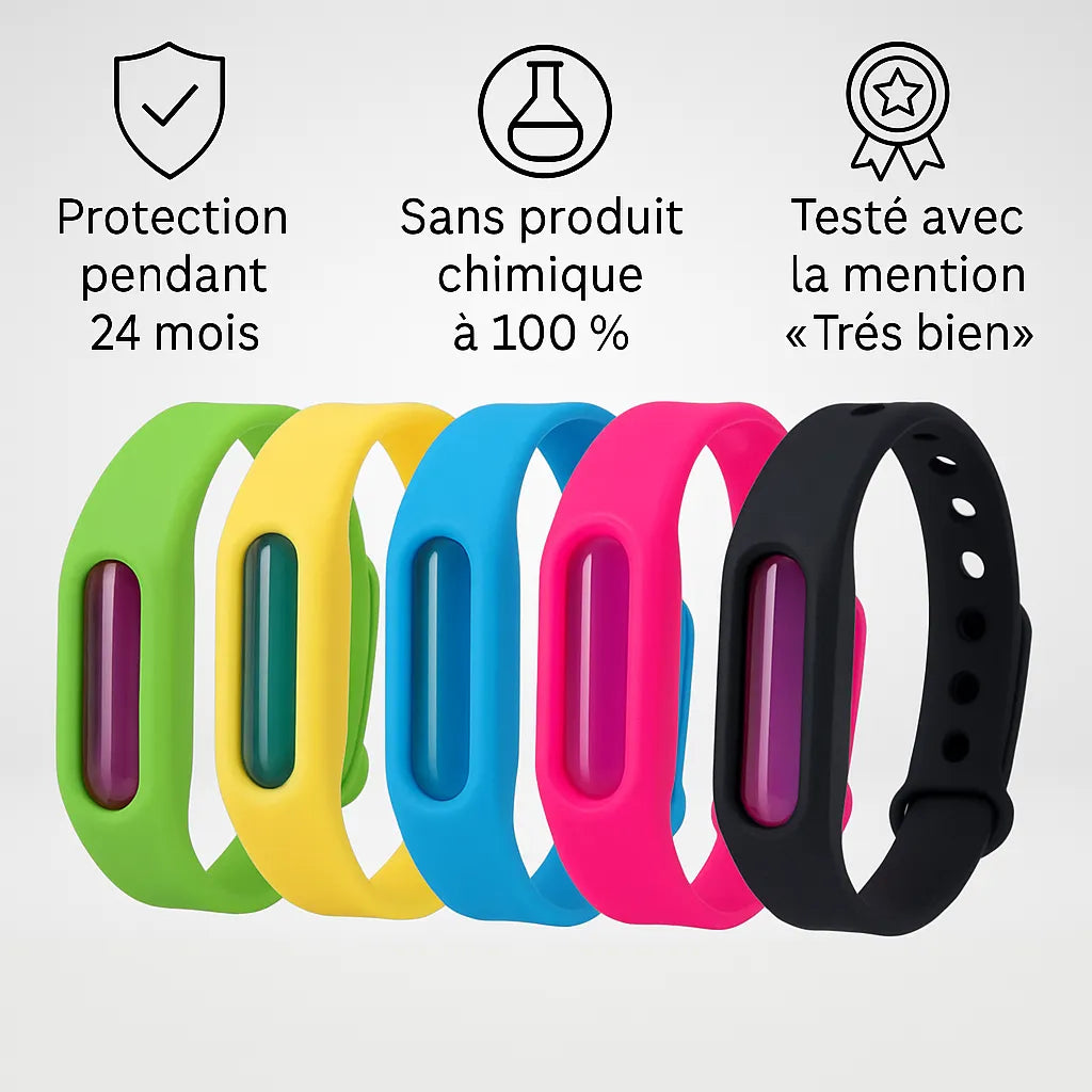 Bracelet anti-moustiques naturel