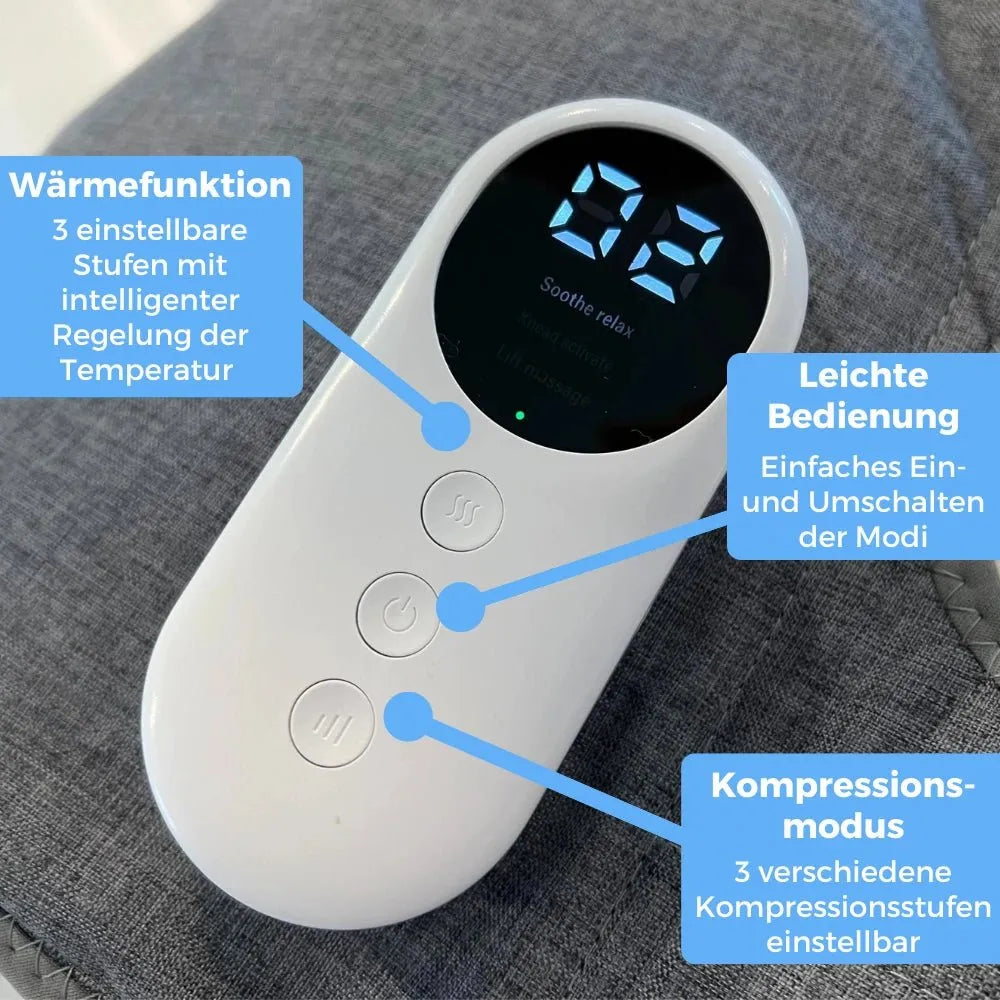 Elektrischer Bein- und Wadenmassager mit Wärme