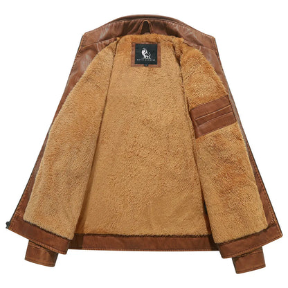 Blouson en cuir pour homme