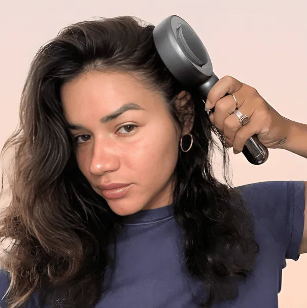 Brosse capillaire lumière rouge