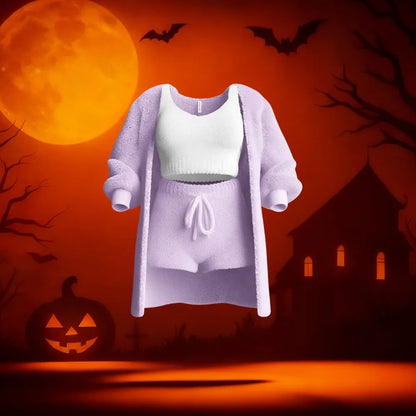 Pyjama 3 Pièces Femme Douillet