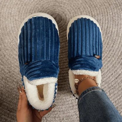 Chaussons cocooning doublés