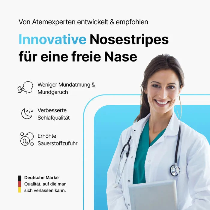 Nasenclip zur besseren Atmung und gegen Schnarchen