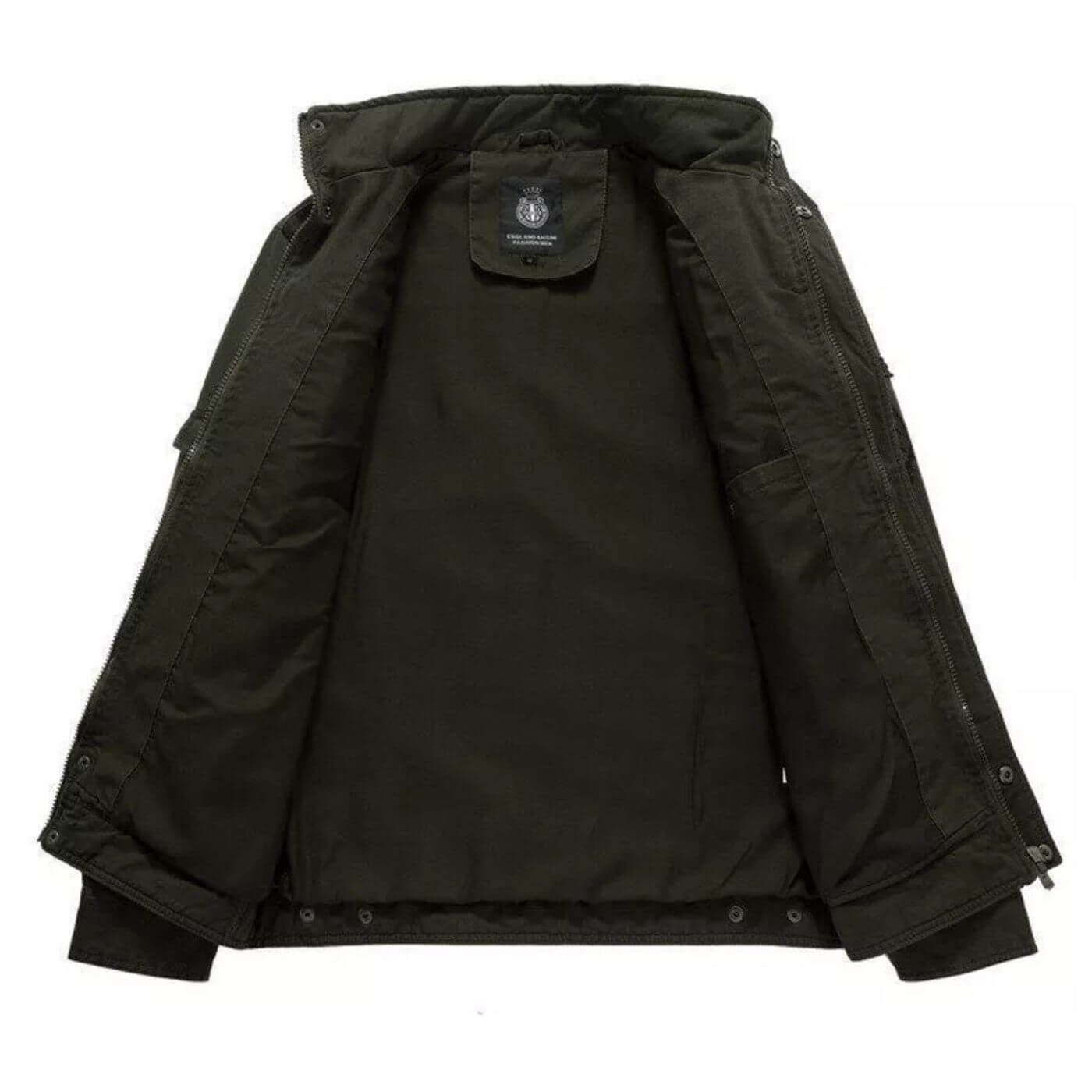 Veste militaire structurée pour hommes