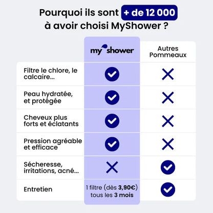 Le Pommeau de Douche Filtrant