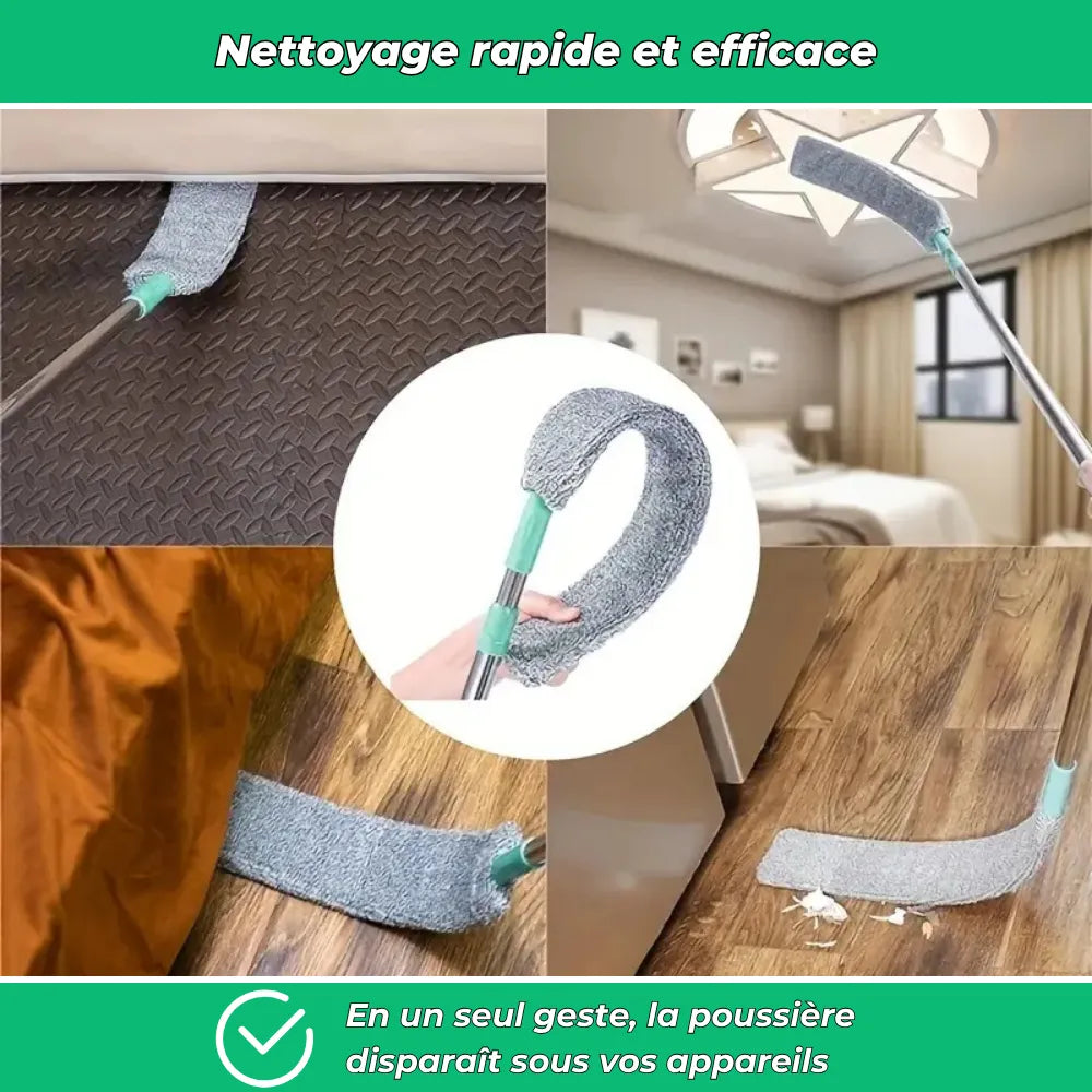 Plumeau télescopique ultra-plat