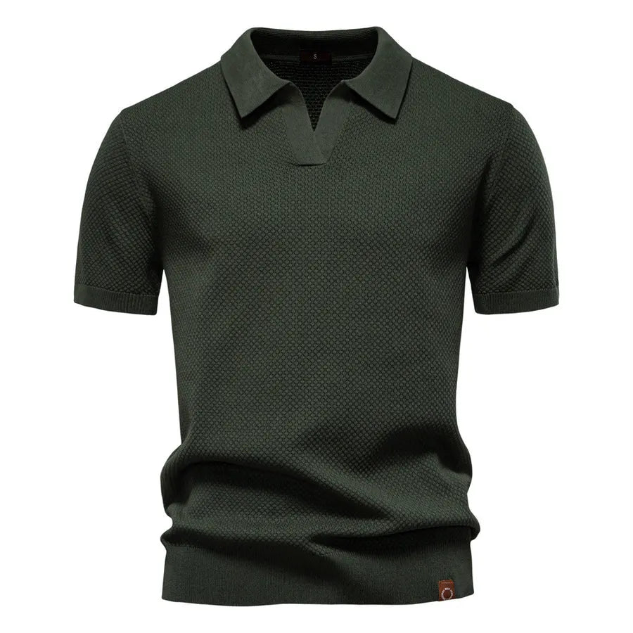 Strukturiertes Poloshirt für Herren