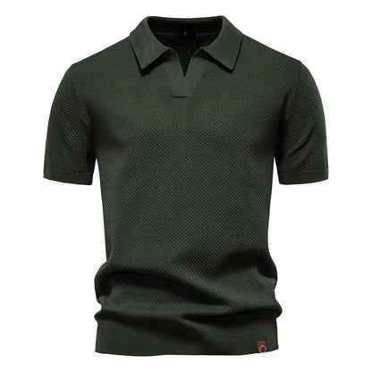 Strukturiertes Poloshirt für Herren