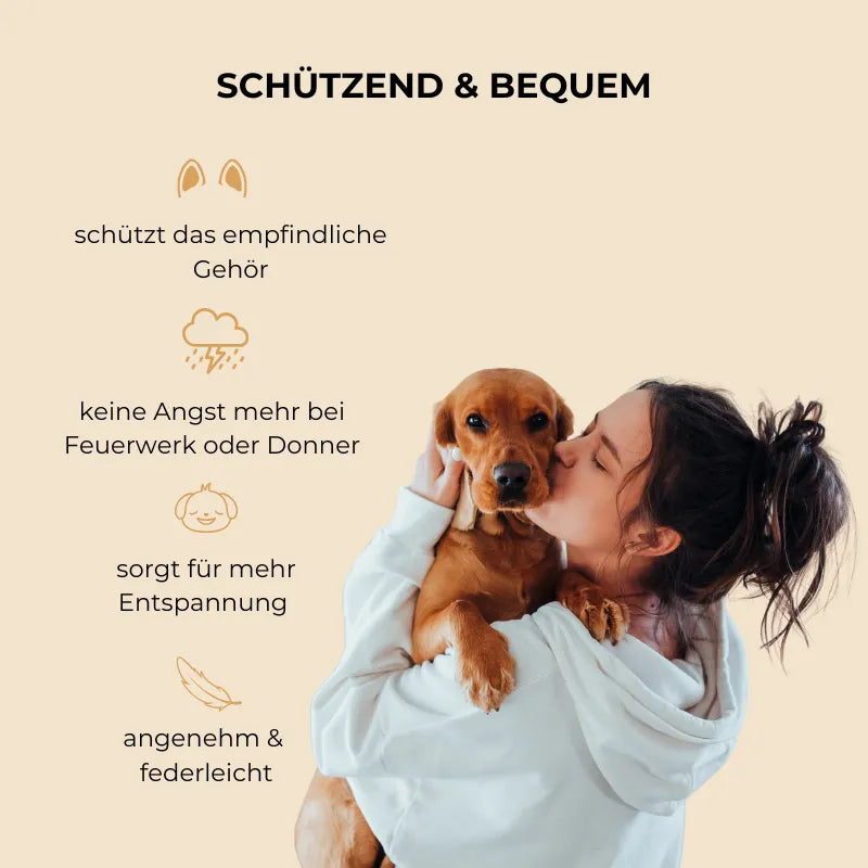 Gehörschutz für Hunde