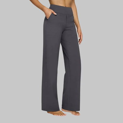 Pantalon stretch femme taille haute