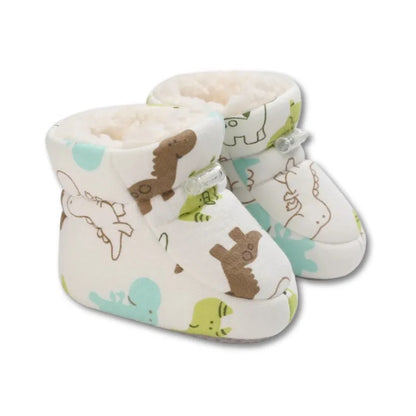 Chaussons bébé antidérapants et chauds