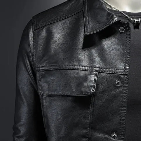 Veste en cuir premium pour homme