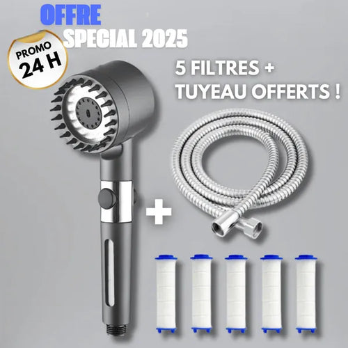 Pommeau de Douche Filtrant Haute Pression