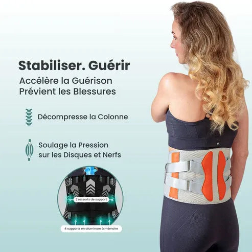 Ceinture lombaire chauffante et massante
