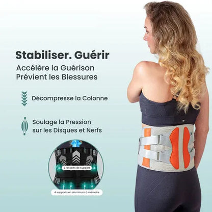 Ceinture lombaire chauffante et massante