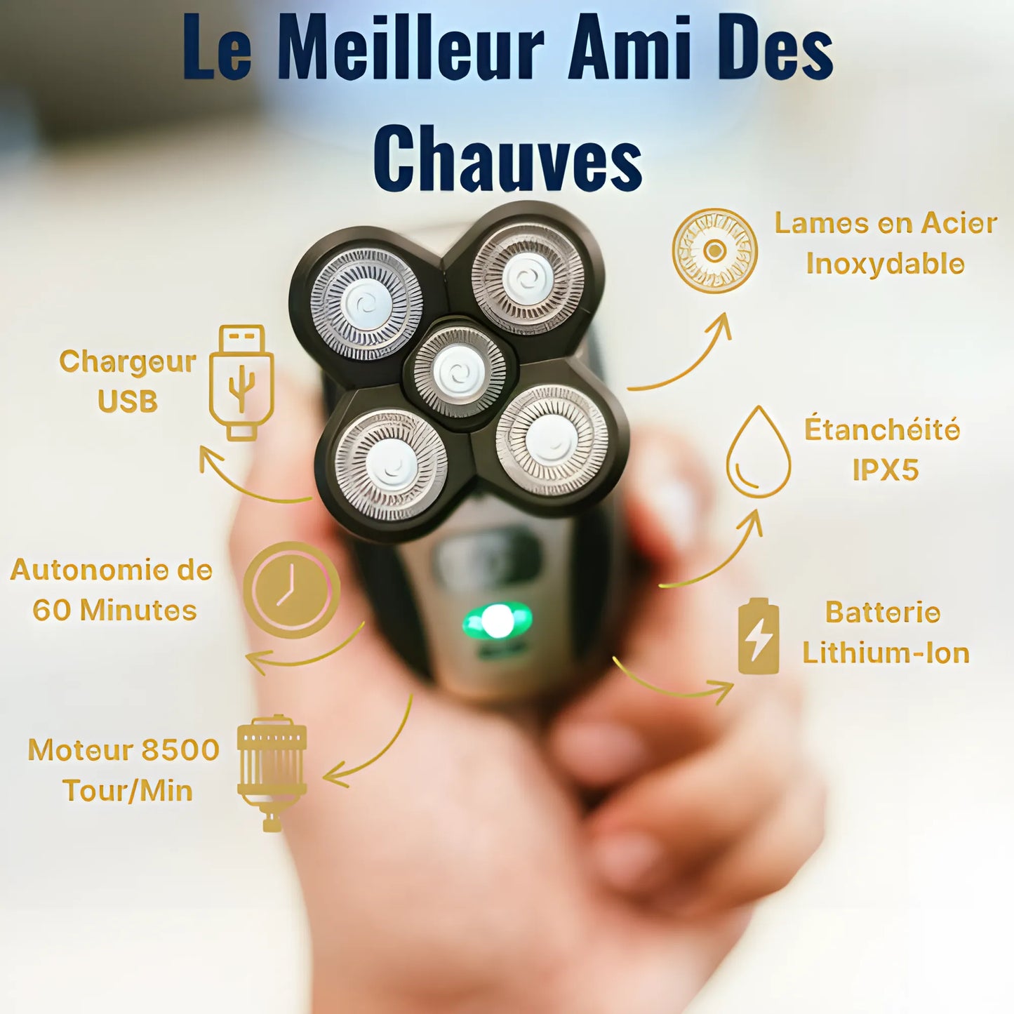 Rasoir électrique 5 en 1